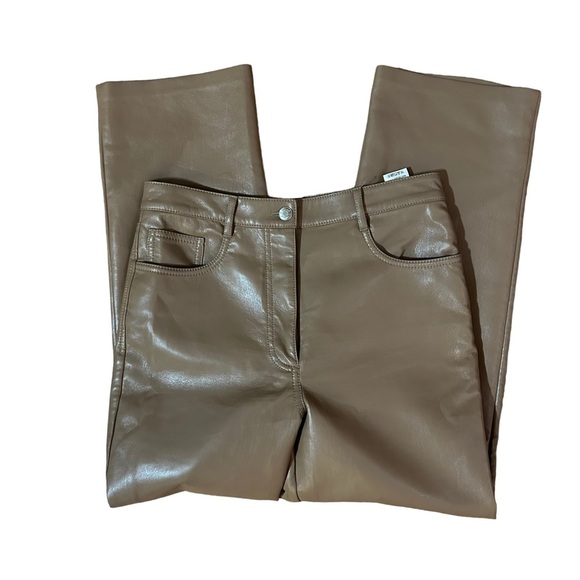 Wilfred Aritzia Melina Beige Crop Pants Size 8 - Picture 2 of 5